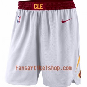 NBA Cleveland Cavaliers Herren Shorts Weiß Nike Swingman